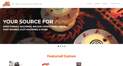 Desktop Screenshot of pinballandmore.com